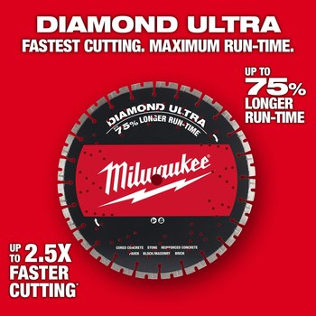 Milwaukee Diamond Ultra Segmented Blade 56772 - 12 in - Diamond