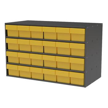 Picture of Akro-Mils AD3517C68 Akrodrawers 120 lb Charcoal Gray Powder Coated, Textured Stackable Cabinet (Main product image)