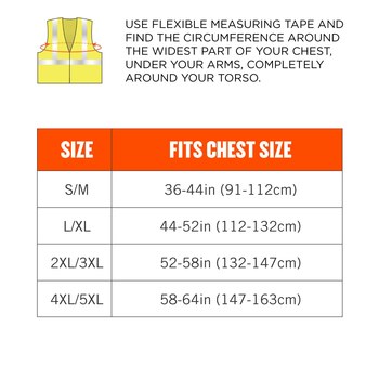 Ergodyne Glowear High-Visibility Vest 8260FRHL 21495 - Size Large/XL - High-Visibility Lime