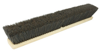 Weiler 420 Push Broom Head - 18 in - Horsehair - Black - 42001