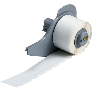 Picture of Brady Silver Polyester Thermal Transfer M71-17-428 Die-Cut Thermal Transfer Printer Label Roll (Main product image)