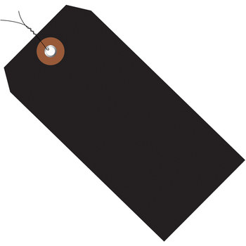 Picture of Shipping Supply Black Vinyl 12744 Plastic Tags (Main product image)