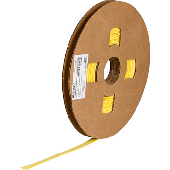 Picture of Brady Permasleeve Yellow Polyolefin Thermal Transfer PS-C-250-YL Continuous Thermal Transfer Printer Heat-Shrink Tubing (Main product image)