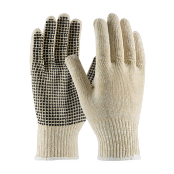 Picture of PIP 37-C2110PD Black/White Large Cotton/Polyester Full Fingered General Purpose Gloves (Main product image)