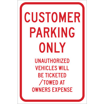 Picture of Brady B-959 Aluminum Rectangle White English Parking Restriction, Permission & Information Sign part number 115448 (Main product image)