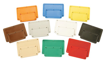 Picture of Brady Multi-Color Rectangle Plastic 142133 Blank Valve Tag (Main product image)