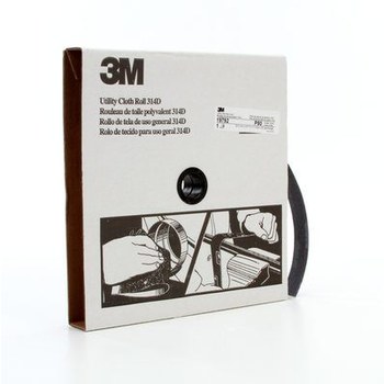 3M 314D Shop Roll 19792 - 1 in x 50 yd - Aluminum Oxide - P80 - Medium