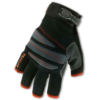 Ergodyne Proflex 712 Black Small EVA Foam/Neoprene/PVC/Spandex/Synthetic Leather/Terry Cloth Work Gloves - Rough Finish - 16172