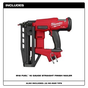 Milwaukee M18 FUEL Finish Nailer 3020-20 - 6.2 lb
