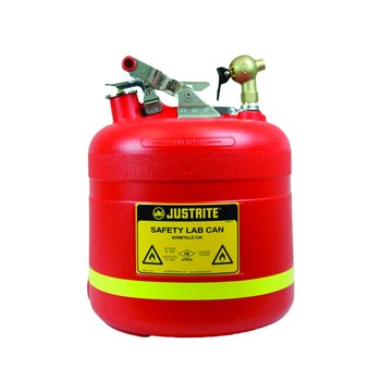 Picture of Justrite Red Polyethylene Pressure-Relief Vent, Self-Closing 5 gal Safety Can (Main product image)