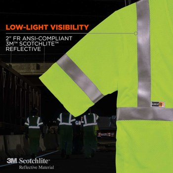 Ergodyne Glowear High-Visibility Vest 8356FRHL 22215 - Size Large/XL - High-Visibility Lime
