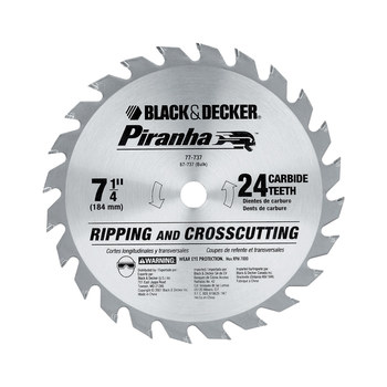 Black Decker Piranha Circular Saw Blade 77 737 7 1 4 in