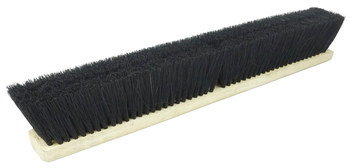 Weiler 421 Push Broom Head - 18 in - Tampico, Steel - Black - 42134