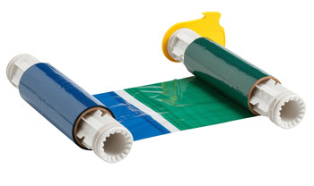 Picture of Brady Powermark Black / Blue / Green / Red 4 13535 Printer Ribbon Roll (Main product image)