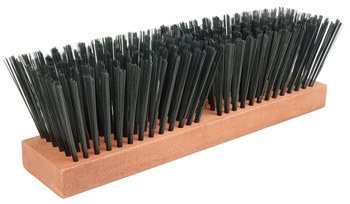 Weiler 702 Push Broom Head - 16 in - Steel - Black - 70215