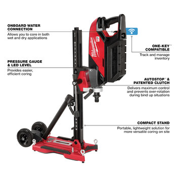 Milwaukee MX FUEL Handheld Core Drill Kit MXF301-2CXS - 1 1/4 in-7 Chuck - 21.58 lb - MX FUEL Lithium Ion Battery