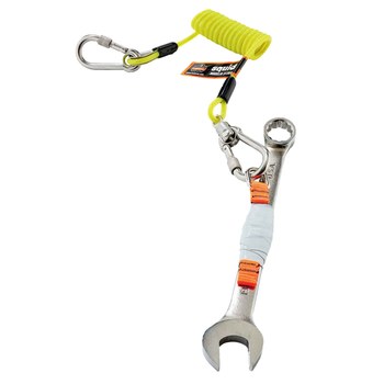 Ergodyne Squids 3180 Tool Tethering Kit 19650, Woven Elastic, Orange/Lime