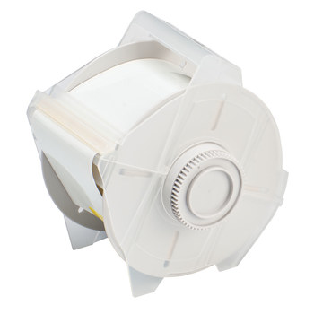 Picture of Brady White Glow-In-The-Dark Indoor Polyester Thermal Transfer 76712 Continuous Thermal Transfer Printer Label Roll (Main product image)