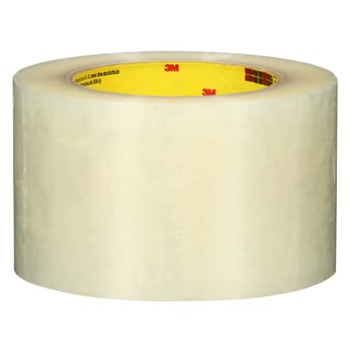 3M Scotch 373+ Clear Box Sealing Tape - 72 mm Width x 100 m Length - 2.5 mil Thick - 53698