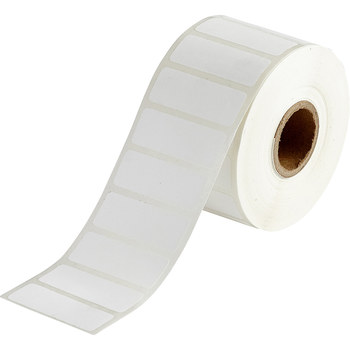 Picture of Brady Freezerbondz White Polyester Thermal Transfer THT-155-490-1.5-SC Die-Cut Thermal Transfer Printer Label Roll (Main product image)