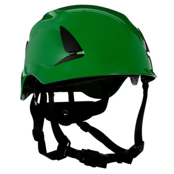 3M SecureFit Safety Helmet X5004-ANSI Green-Unvented