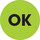 Tape Logic DL1271 Inventory Labels - 1 in x 1 in - Paper - Fluorescent Green - 9644