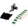 Brady M71EP-171-593-GN Die-Cut Printer Label Roll - 1.6 in x 0.49 in - Polyester - Green - B-593 - 92809