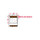 Brady WML-311-292-BR Die-Cut Printer Label Roll - 1 in x 1.25 in - Vinyl - Brown / Clear - B-292 - 32900