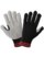 Global Glove Samurai Glove K500LF Black Medium Split Cowhide Cut-Resistant Gloves - ANSI A6 Cut Resistance - Leather Palm & Fingers Coating - K500LF-8(M)