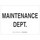 Brady B-120 Fiberglass Reinforced Polyester Rectangle White Door Sign - 14 in Width x 10 in Height - 132118