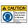 Brady B-869 Polypropylene Rectangle White Safety Awareness Label - 10 in Width x 7 in Height - 145758
