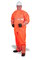 Ansell AlphaTec Chemical-Resistant Coveralls 66-687 121820 - Size Small - Fluorescent Orange - 21820