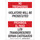 Brady B-302 Polyester Rectangle White No Trespassing Sign - 7 in Width x 10 in Height - Laminated - Language English / Spanish - 124111