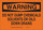 Brady B-302 Polyester Rectangle Orange Chemical Disposal Sign - 10 in Width x 7 in Height - Laminated - 84483