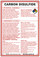 Brady B-120 Fiberglass Reinforced Polyester Rectangle White Chemical Warning Sign - 7 in Width x 10 in Height - 48855