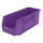 Akro-Mils Akrobin 30 lb Purple Industrial Grade Polymer Hanging / Stacking Storage Bin - 10 7/8 in Length - 4 1/8 in Width - 4 in Height - 1 Compartments - 30224 PURPLE