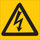 Brady B-302 Polyester Square Yellow Electrical Safety Sign - 3 in Width x 3 in Height - Laminated - 89153