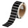 Brady THTEP172-593-.25BK Die-Cut Printer Label Roll - 1.77 in x 0.59 in - Polyester - Black - B-593 - 80218