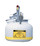 Justrite Safety Can TF12752 - White - 05973