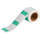 Brady WML-311-292-GR Die-Cut Printer Label Roll - 1 in x 1.25 in - Vinyl - Clear / Green - B-292 - 32896