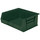 Akro-Mils Akrobin Earthsaver 75 lb Hunter Green Hanging / Stacking Storage Bin - 14 3/4 in Length - 16 1/2 in Width - 7 in Height - 1 Compartments - 30250RECY HUNTER GREEN