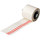 Brady PTL-28-427-RD Die-Cut Printer Label Roll - 0.25 in x 1 1/2 in - Vinyl - Clear / Red - B-427 - 33885