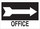 Brady B-555 Aluminum Rectangle Black Door Sign - 14 in Width x 10 in Height - 41029