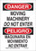 Brady B-302 Polyester Rectangle White Equipment Safety Sign - 10 in Width x 14 in Height - Laminated - Language English / Spanish - 124078