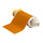 Brady 99168 Printer Label Roll - 6 in x 50 ft - Polyester - Orange - B-569