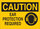 Brady B-401 Polystyrene Rectangle Yellow PPE Sign - 14 in Width x 10 in Height - 25891