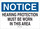 Brady B-120 Fiberglass Reinforced Polyester Rectangle White PPE Sign - 14 in Width x 10 in Height - 47332