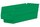 Akro-Mils 78 cu in Green Industrial Grade Polymer Shelf Storage Bin - 11 5/8 in Length - 4 1/8 in Width - 4 in Height - 1 Compartments - 30120 GREEN