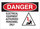 Brady B-555 Aluminum Rectangle White Electrical Safety Sign - 14 in Width x 10 in Height - 43474