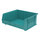 Akro-Mils Akrobin 75 lb Teal Industrial Grade Polymer Hanging / Stacking Storage Bin - 14 3/4 in Length - 16 1/2 in Width - 7 in Height - 1 Compartments - 30250 TEAL